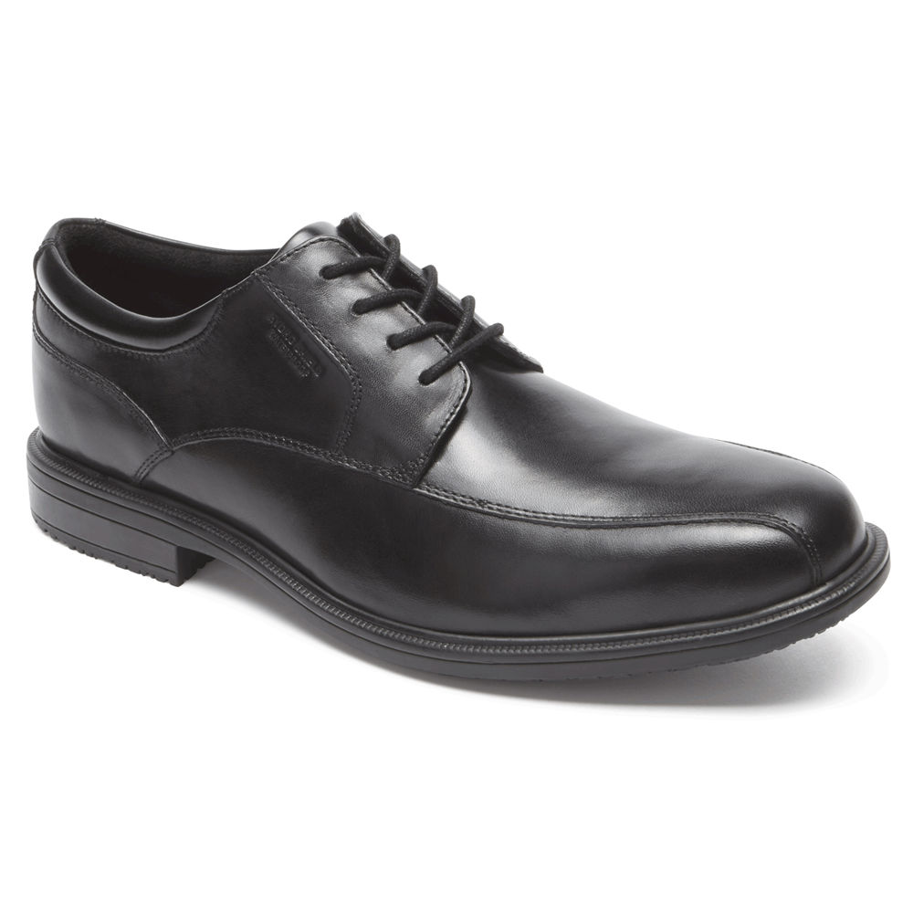 Rockport Singapore Mens Oxfords - Essential Details II Bike Toe Black - XQ4810675